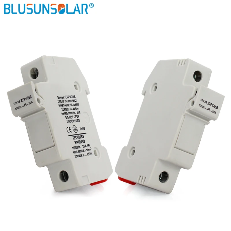 100 Pieces Waterproof Solar PV Fuse Holder for PV Fuse DC 1000V High Quality BX0236
100 Pieces Waterproof Solar PV Fuse Holder for PV Fuse DC 1000V High Quality BX0236