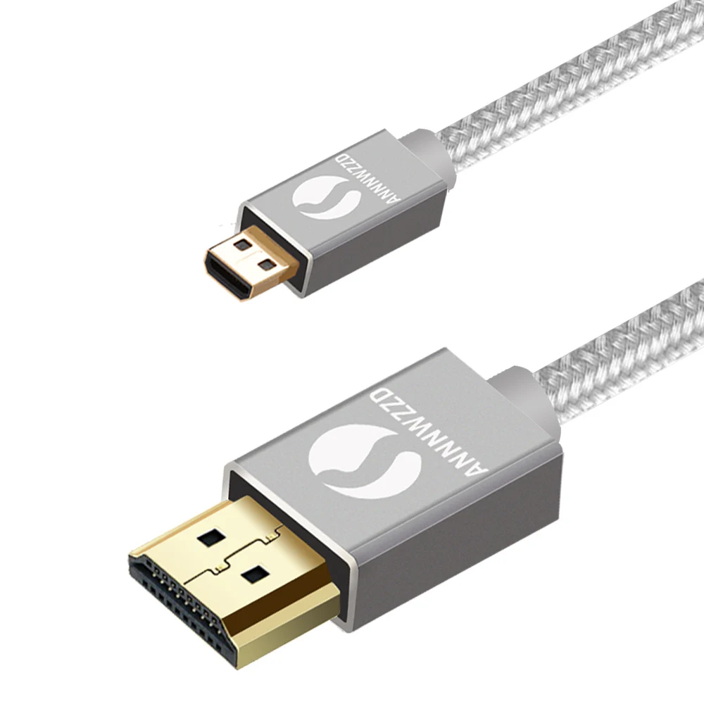Micro HDMI Cable, HDMI Type D to HDMI Type A Support 3D, 4K FOR Equipped BlackBerry Z30 Smartphone, Asus Zenbook Tablet, Go Pro
Micro HDMI Cable, HDMI Type D to HDMI Type A Support 3D, 4K FOR Equipped BlackBerry Z30 Smartphone, Asus Zenbook Tablet, Go Pro