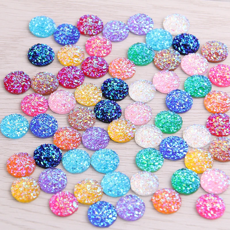 SWEET BELL 100pcs 12mm Mix Colors Natural Stone Convex Series Flat back Resin Cabochons Jewelry Accessories Wholesale Supplies
SWEET BELL 100pcs 12mm Mix Colors Natural Stone Convex Series Flat back Resin Cabochons Jewelry Accessories Wholesale Supplies