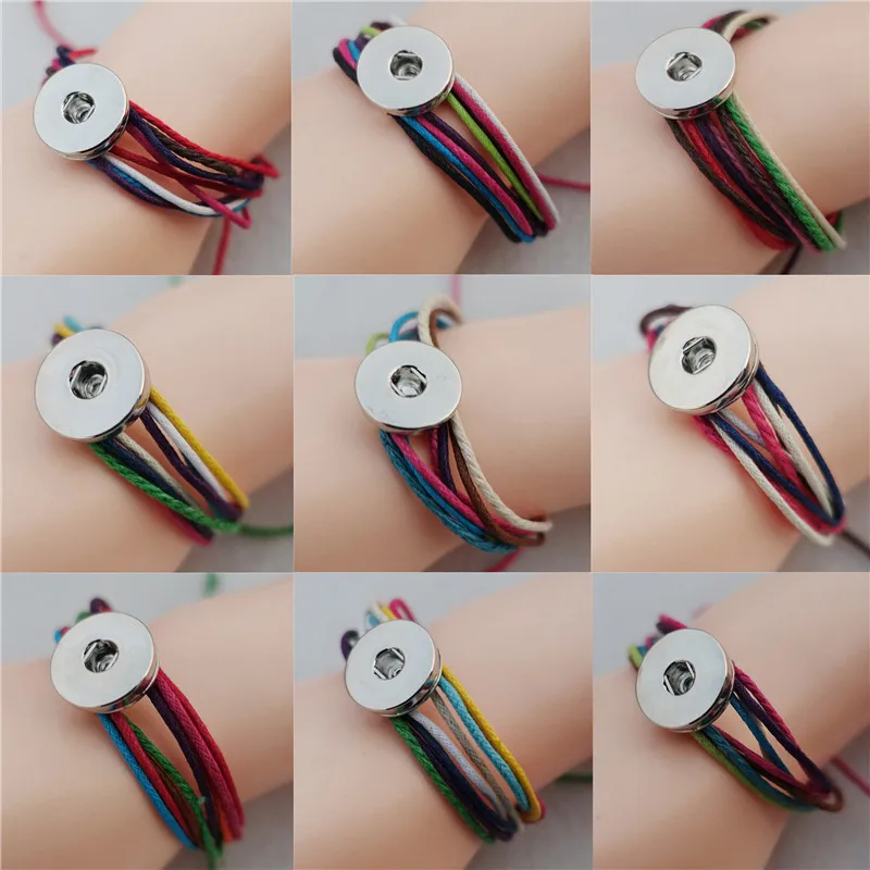 Rainbow Strand Toggle Bracelet Cord Colorful String 18mm Snap Buttons Women Men Boy Girls Adjustable One Size Fits All Multi
Rainbow Strand Toggle Bracelet Cord Colorful String 18mm Snap Buttons Women Men Boy Girls Adjustable One Size Fits All Multi