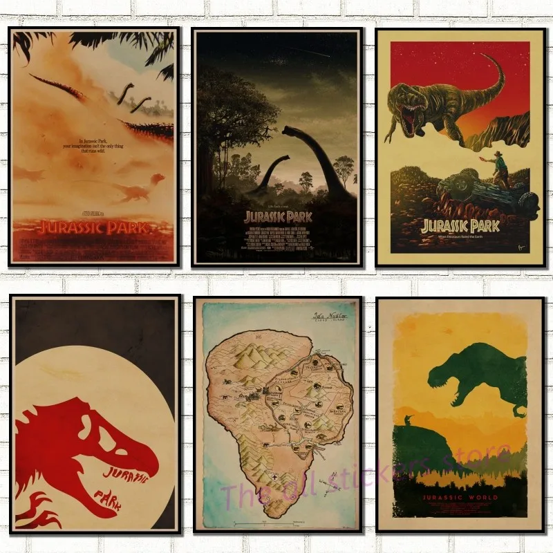 Jurassic Park Posters Vintage Style Wall Stickers Kraft Paper Prints Home Decoration wall sticke/9002
Jurassic Park Posters Vintage Style Wall Stickers Kraft Paper Prints Home Decoration wall sticke/9002