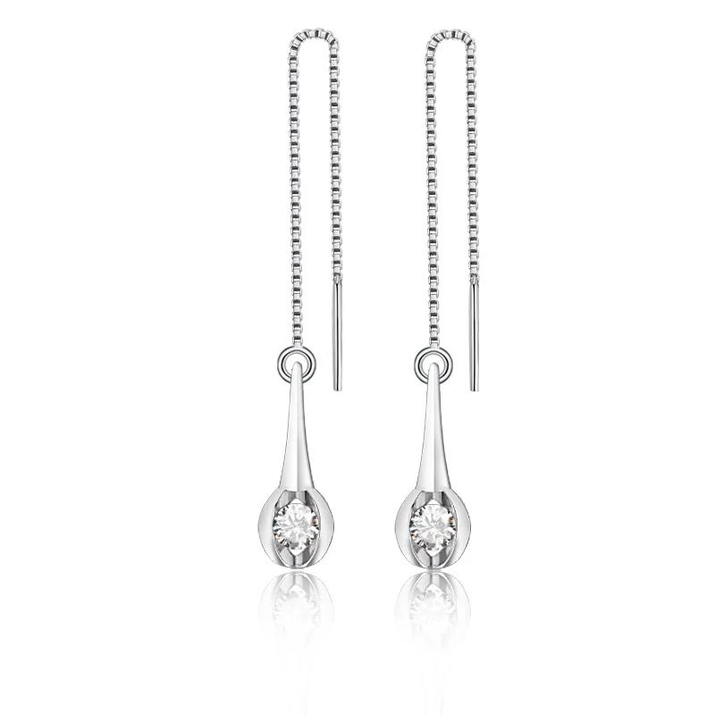 5Pairs/lot Fine Jewelry Zircon drop Dangle Water droplets earrings long Dangles Long Tasse Earrings For Woman Wedding Party Gift
5Pairs/lot Fine Jewelry Zircon drop Dangle Water droplets earrings long Dangles Long Tasse Earrings For Woman Wedding Party Gift