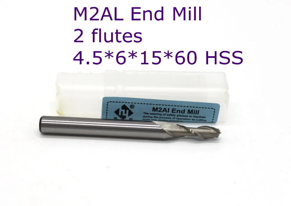 router bit 10 pcs 4.5*6*15*60 of 2 Flute HSS material M2AL End Mill Diameter 1mm CNC milling machine tools mills cutter
router bit 10 pcs 4.5*6*15*60 of 2 Flute HSS material M2AL End Mill Diameter 1mm CNC milling machine tools mills cutter