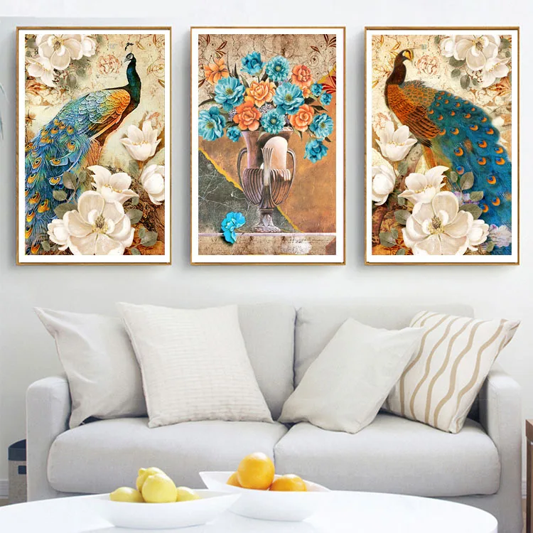 Needlework,DMC Cross stitch,full Embroidery kit set, good peacock birds vase flower print pattern Cross-Stitch wedding gift
Needlework,DMC Cross stitch,full Embroidery kit set, good peacock birds vase flower print pattern Cross-Stitch wedding gift