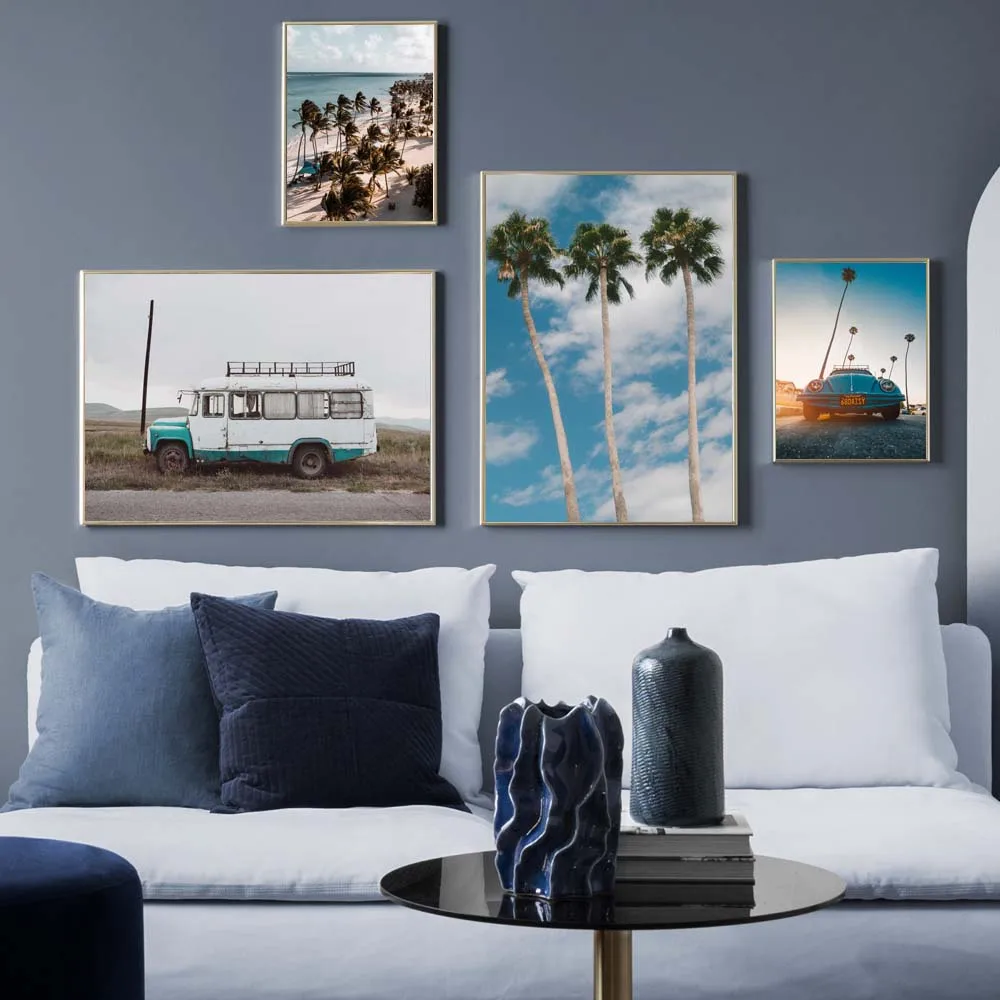 Tropical Landscape Poster Sea Beach Bus Canvas Painting Coconut Tree Posters and Prints Nordic Wall Art Pictures for Living Room
Tropical Landscape Poster Sea Beach Bus Canvas Painting Coconut Tree Posters and Prints Nordic Wall Art Pictures for Living Room