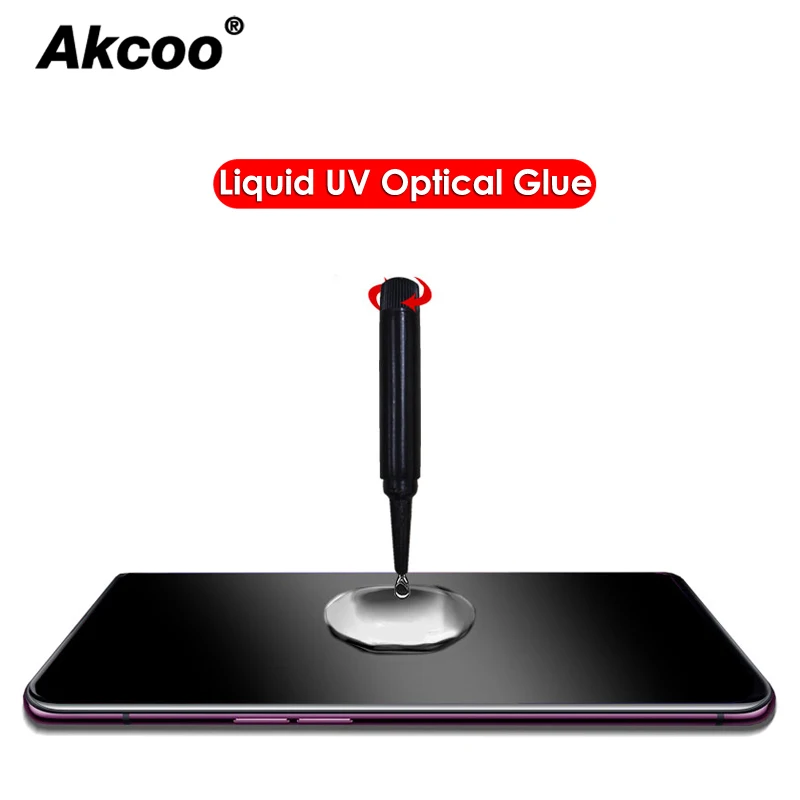 Akcoo UV liquid glue for Samsung S6 S7 edge S8 S9 Plus Note 8 9 glass screen protector easy solidificate no Chemical corrosive
Akcoo UV liquid glue for Samsung S6 S7 edge S8 S9 Plus Note 8 9 glass screen protector easy solidificate no Chemical corrosive