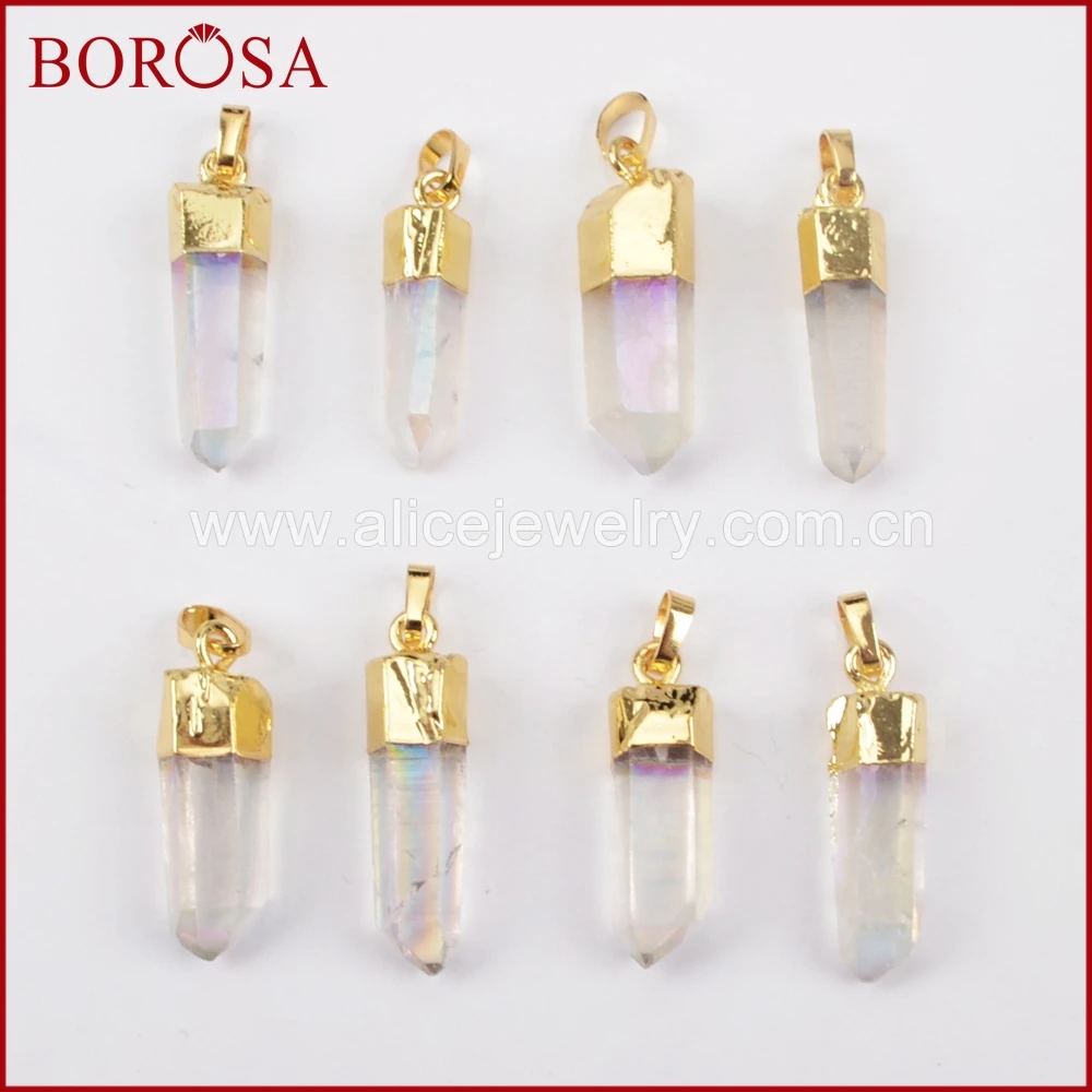 BOROSA Новый Модный золотой цвет мини размер Aura Angel кварцевый Титан AB Кристалл Ограненный кулон бисер для DIY ожерелье G1395
BOROSA Новый Модный золотой цвет мини размер Aura Angel кварцевый Титан AB Кристалл Ограненный кулон бисер для DIY ожерелье G1395