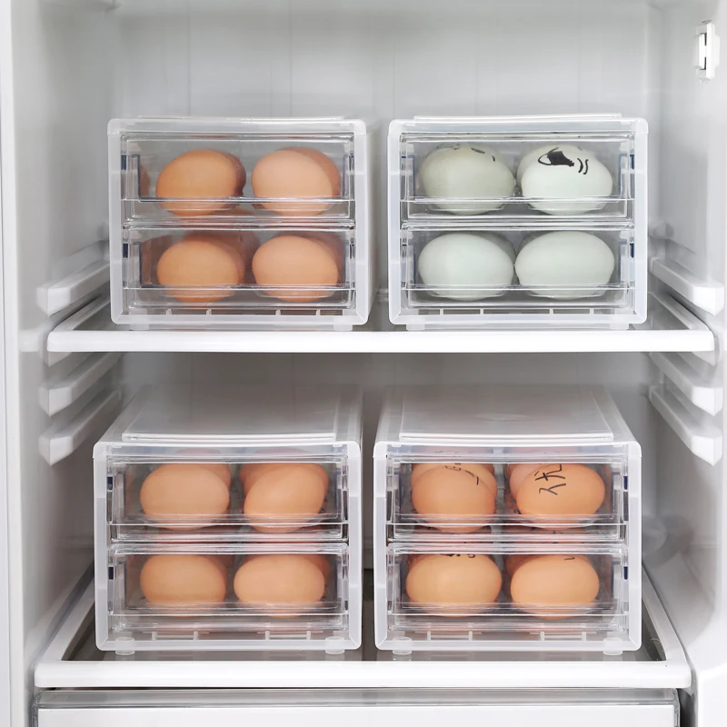 Drawer Design Kitchen Eggs Storage Rack Holder Refrigerator Freezer Storage Box Container Home Kitchen Organizer 2 Layers
Drawer Design Kitchen Eggs Storage Rack Holder Refrigerator Freezer Storage Box Container Home Kitchen Organizer 2 Layers