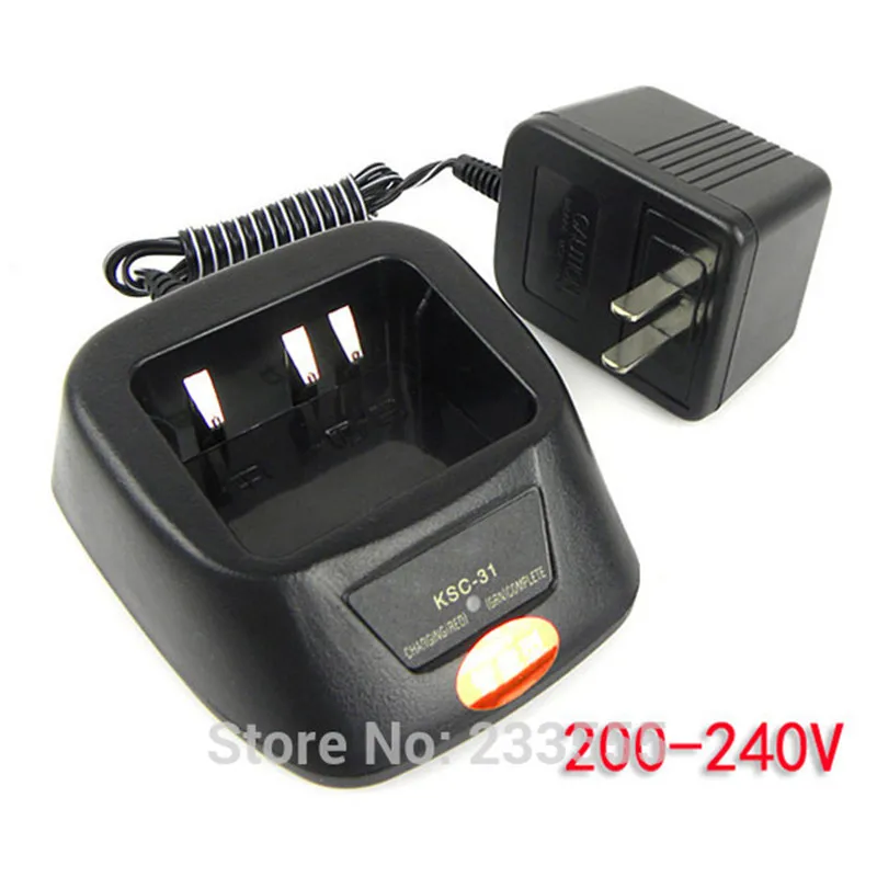 NEW KSC-31 220V Radio Battery Rapid Charger for Radio Walkie Talkie TK-3201 TK-3301 TK-3207 TK-2207
NEW KSC-31 220V Radio Battery Rapid Charger for Radio Walkie Talkie TK-3201 TK-3301 TK-3207 TK-2207