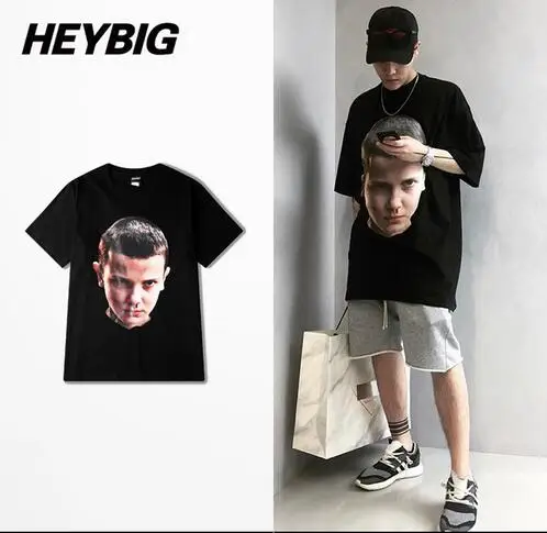 Street fashion tops girl's head printing T-shirts Hiphop style women men tees free shipping
Street fashion tops girl's head printing T-shirts Hiphop style women men tees free shipping