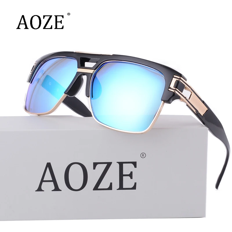 AOZE Classic Square Sunglasses Men Brand Designer Oversized Sun Glasses Gold Male Female Superstar Sunglasses D6626
AOZE Classic Square Sunglasses Men Brand Designer Oversized Sun Glasses Gold Male Female Superstar Sunglasses D6626