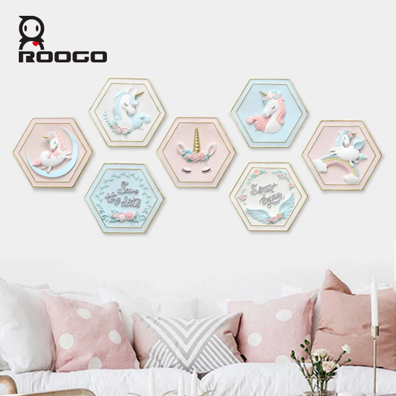 ROOGO Home Wall Decorative Hanger Sweet Dream Unicorn Hanging for Livingroom Unicorn Wall Hanging Children's Room Decoration
ROOGO Home Wall Decorative Hanger Sweet Dream Unicorn Hanging for Livingroom Unicorn Wall Hanging Children's Room Decoration