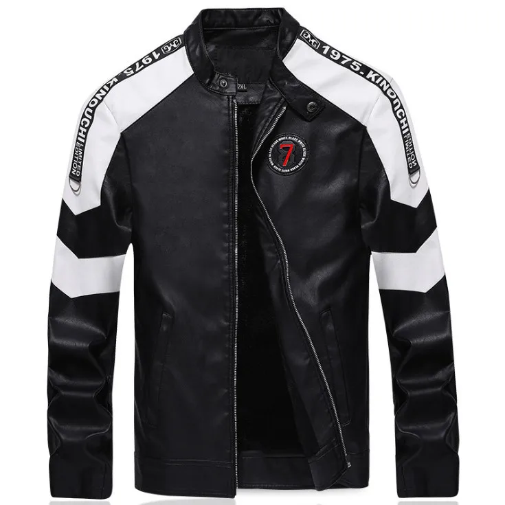 Autumn winter new Men Casual Motorcycle Leather Jackets Coat Men Stand Collar Faux Leather Jacket Coats Men jaqueta de couro
Autumn winter new Men Casual Motorcycle Leather Jackets Coat Men Stand Collar Faux Leather Jacket Coats Men jaqueta de couro