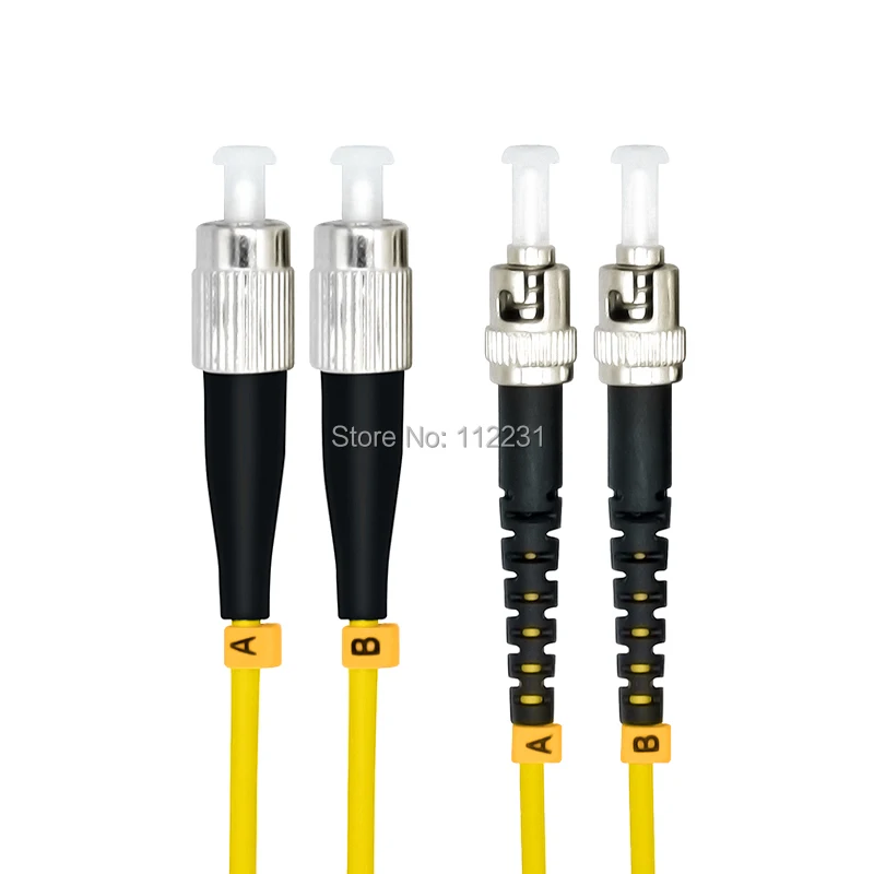 2Meters FC to ST Duplex Singlemode Optical Fiber Patch Cord Cable,FC/PC-ST/PC,3.0mm9/125 FC-ST 2M
2Meters FC to ST Duplex Singlemode Optical Fiber Patch Cord Cable,FC/PC-ST/PC,3.0mm9/125 FC-ST 2M