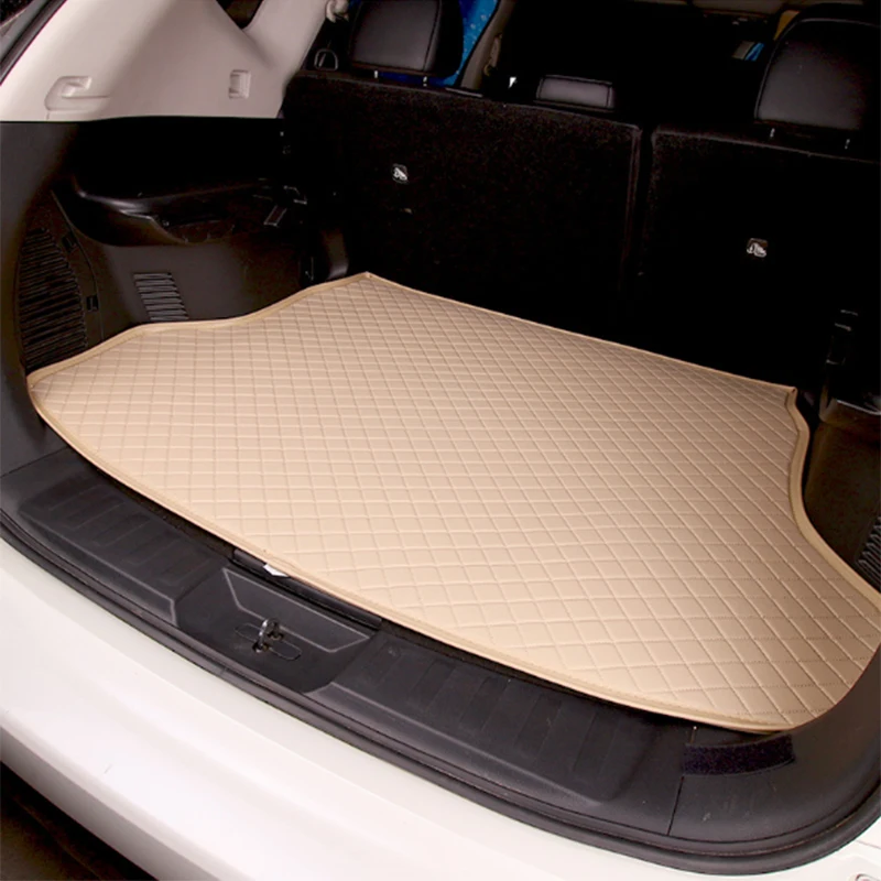 Автомобильный кожаный задний багажник Грузовой коврик напольный лист защитная