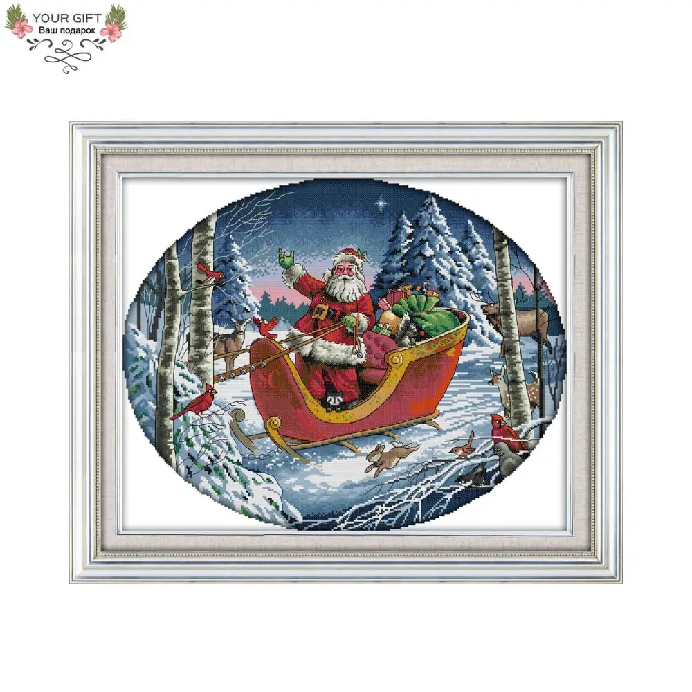Joy Sunday Santa Claus Home Decoration R938 14CT 11CT Counted and Stamped Christmas Gifts Handcraft Embroidery DIY Cross Stitch
Joy Sunday Santa Claus Home Decoration R938 14CT 11CT Counted and Stamped Christmas Gifts Handcraft Embroidery DIY Cross Stitch
