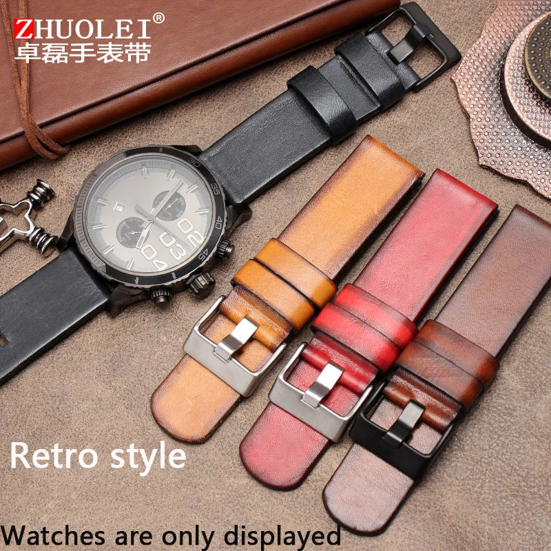 High-quality leather strap adapted to Dissert watch strapDZ7395 7406 7257 4318 series retro men's watch dermal chain 2426MM
High-quality leather strap adapted to Dissert watch strapDZ7395 7406 7257 4318 series retro men's watch dermal chain 2426MM