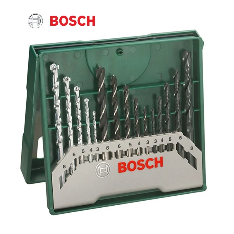 Brand BOSCH 15 Pcs Masonry Drilling Wood Drilling Bit Twist Drill Bit Set Multifunctional Mixed Set
Brand BOSCH 15 Pcs Masonry Drilling Wood Drilling Bit Twist Drill Bit Set Multifunctional Mixed Set