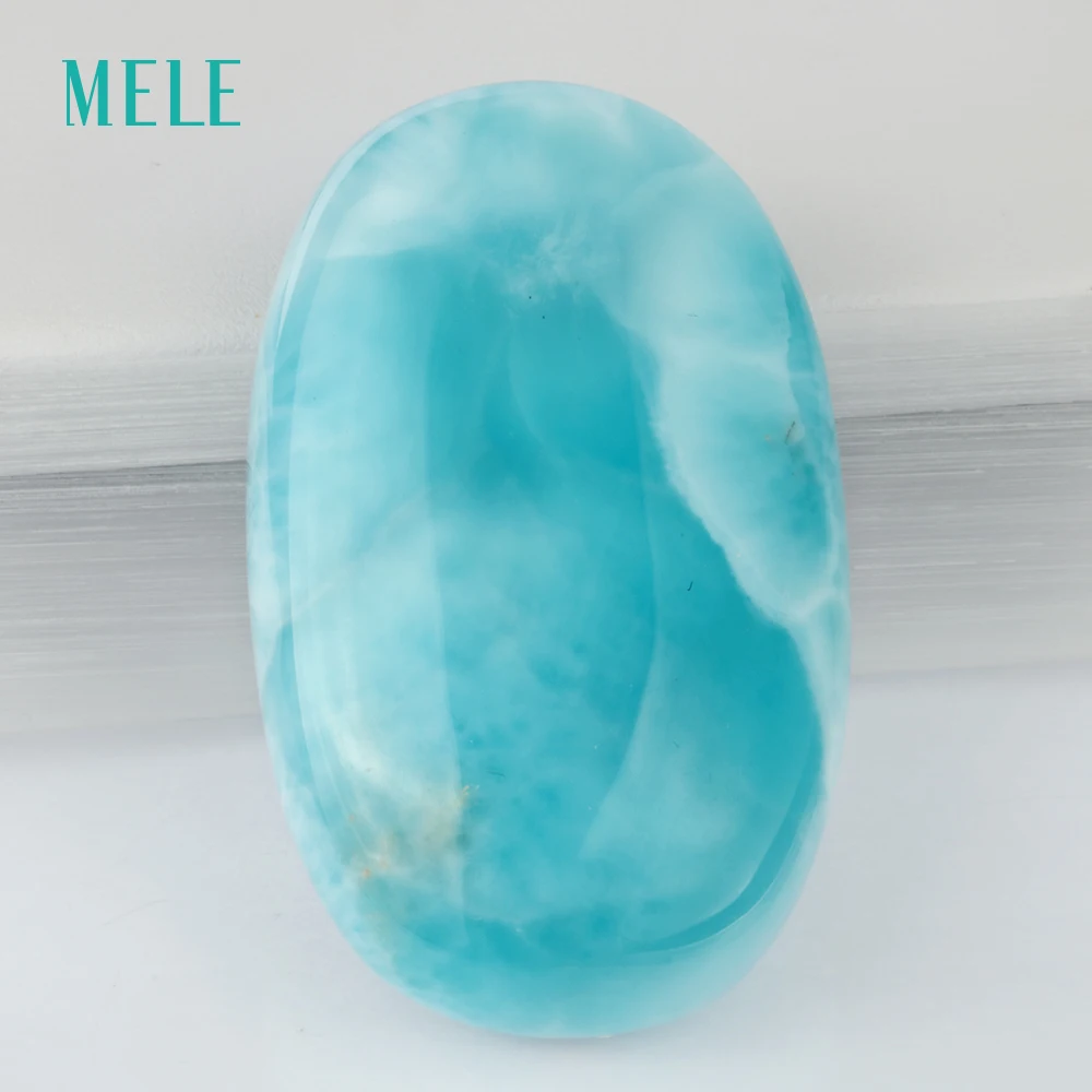 Natural larimar stone pendant, rough loose stone, 25.68 gram, big oval 29mm*48.6mm, deep blue color, used for pendant
Natural larimar stone pendant, rough loose stone, 25.68 gram, big oval 29mm*48.6mm, deep blue color, used for pendant