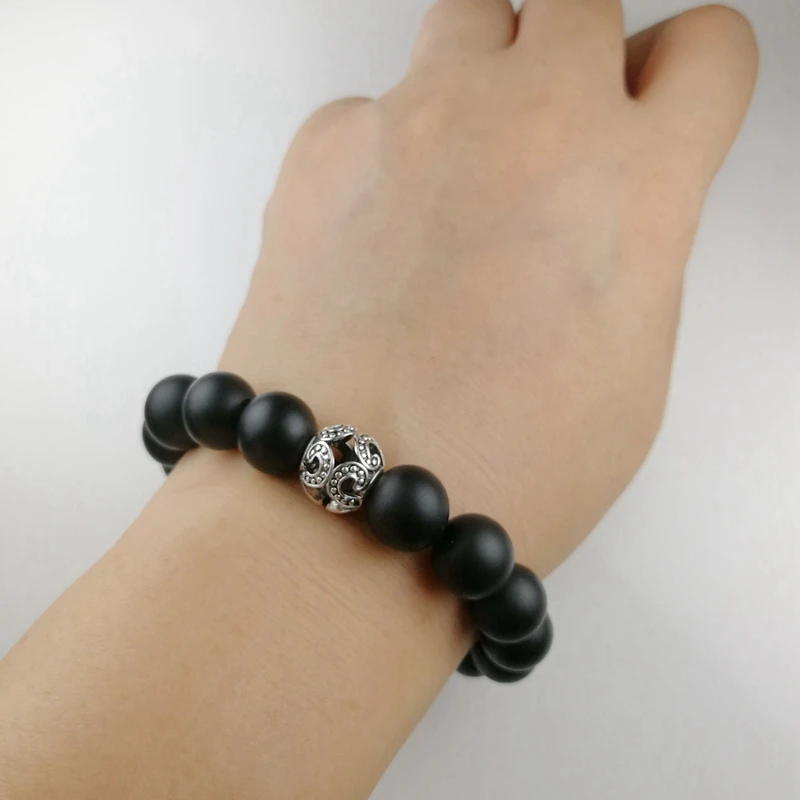 Thomas Style BIG Obsidian Hanging Vine Beads Diameter 1.2CM BRACELET, Rebel Heart Style Jewelry for Men TS B299
Thomas Style BIG Obsidian Hanging Vine Beads Diameter 1.2CM BRACELET, Rebel Heart Style Jewelry for Men TS B299
