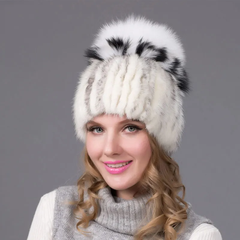 Winter Fur Hats Women 2 Colors Mink Fox Caps Fox Fur Soft Warm Women Winter Cap Natural Mink and Fox Fur Handmade Hat DHY-25
Winter Fur Hats Women 2 Colors Mink Fox Caps Fox Fur Soft Warm Women Winter Cap Natural Mink and Fox Fur Handmade Hat DHY-25