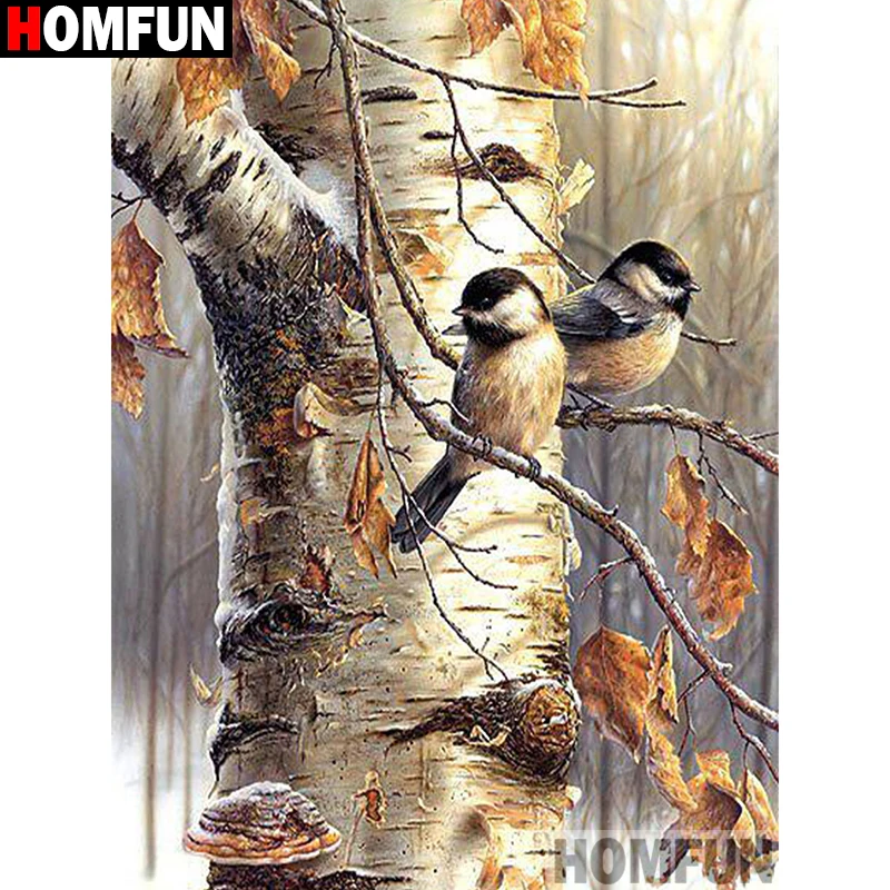 HOMFUN Square Round Drill 5D Diamond Painting Environmental Crafts Full Diamond Embroidery "Tree bird" Home decor A00405
HOMFUN Square Round Drill 5D Diamond Painting Environmental Crafts Full Diamond Embroidery "Tree bird" Home decor A00405
