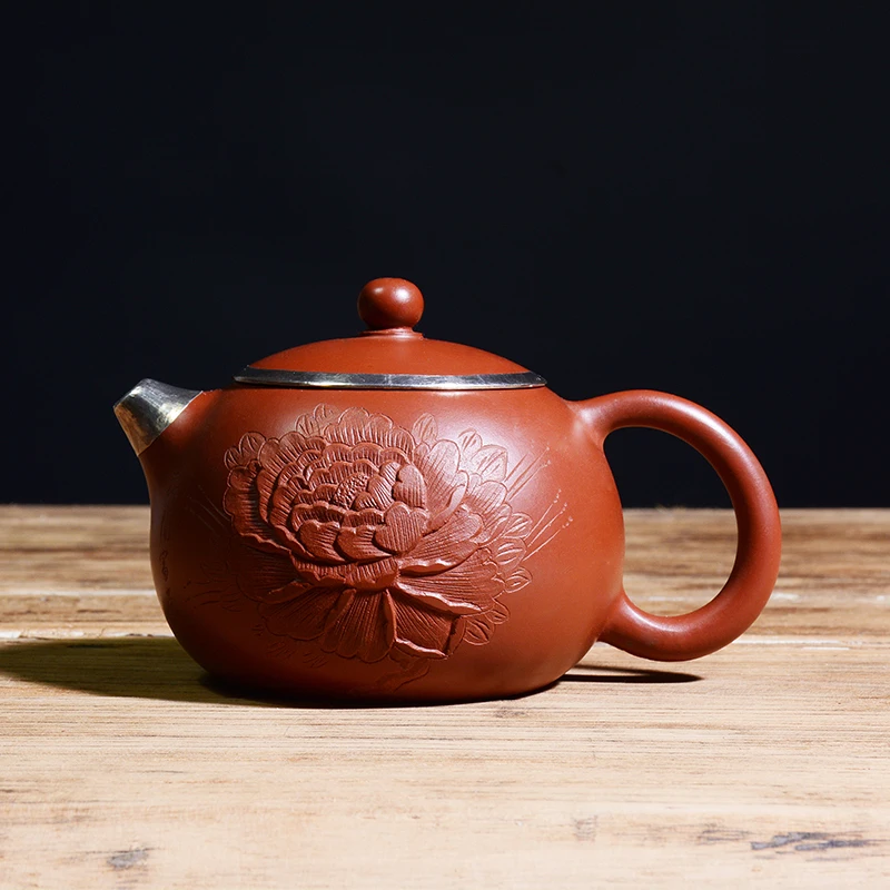 Yixing famous handmade Purple clay tea pot Kung Fu Zisha teapot Dahongpao Xi shi teapot special package silver
Yixing famous handmade Purple clay tea pot Kung Fu Zisha teapot Dahongpao Xi shi teapot special package silver