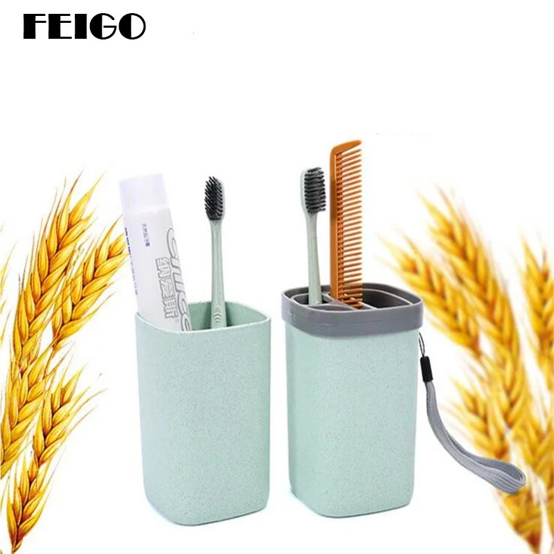 FEIGO Portable Toothbrush Box Bath Wheat Straw Product Protect Toothbrush Case Holder Travel Camping Toothbrush Case Cover F424
FEIGO Portable Toothbrush Box Bath Wheat Straw Product Protect Toothbrush Case Holder Travel Camping Toothbrush Case Cover F424