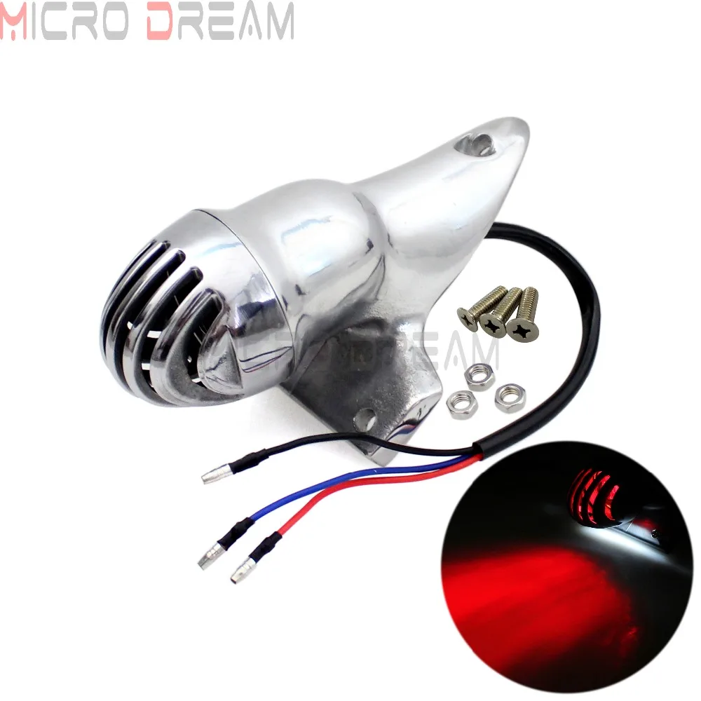 Universal Retro LED Motorcycle Taillight Custom Rear Stop Brake Tail Light w/ License Plate Lamp For Harley Street Bob Custom
Universal Retro LED Motorcycle Taillight Custom Rear Stop Brake Tail Light w/ License Plate Lamp For Harley Street Bob Custom