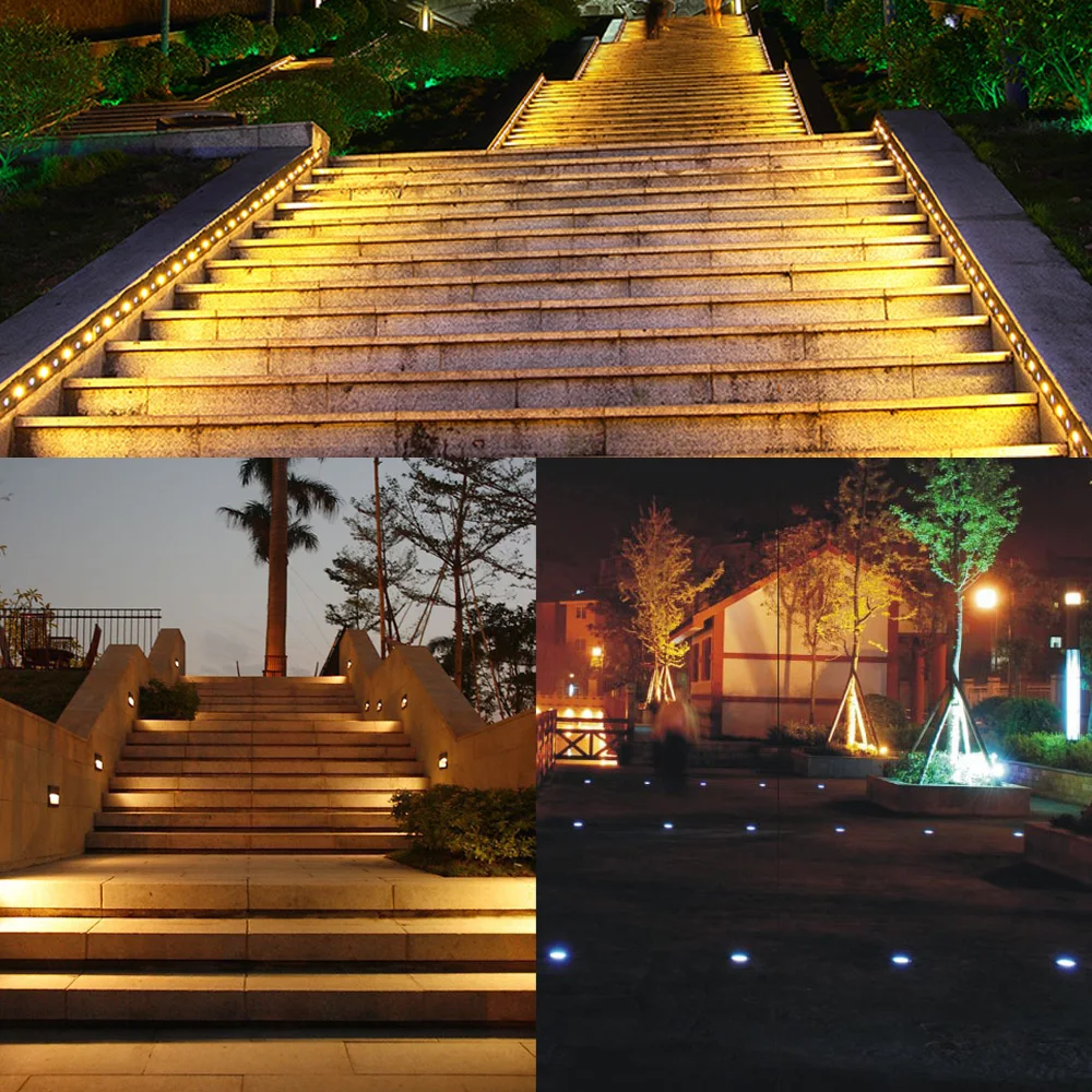 LED Deck Lights 0.6W 500LM SMD2835 Small Recessed In-ground Underground IP67 Waterproof Spotlight Outdoor Landscape Garden Yard
LED Deck Lights 0.6W 500LM SMD2835 Small Recessed In-ground Underground IP67 Waterproof Spotlight Outdoor Landscape Garden Yard