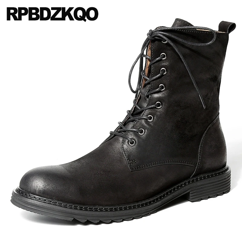 Ankle Zipper Military Handmade Lace Up Brown Shoes Army Men Retro Combat Boots Comfortable Black Winter Full Grain Leather Fur
Ankle Zipper Military Handmade Lace Up Brown Shoes Army Men Retro Combat Boots Comfortable Black Winter Full Grain Leather Fur