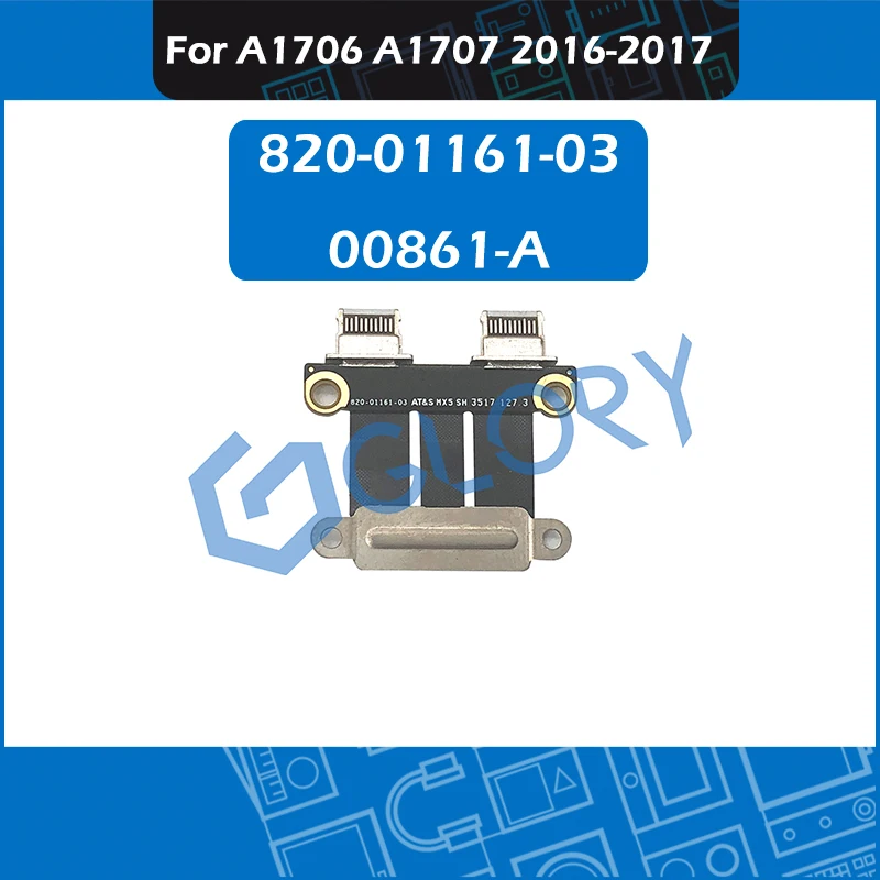 Новый разъем для платы с разъемом питания постоянного тока 820-001161-03 00861-A для Macbook Pro Retina 13 "15" A1706 A1707 820-00484-02 2016 2017
Новый разъем для платы с разъемом питания постоянного тока 820-001161-03 00861-A для Macbook Pro Retina 13 "15" A1706 A1707 820-00484-02 2016 2017