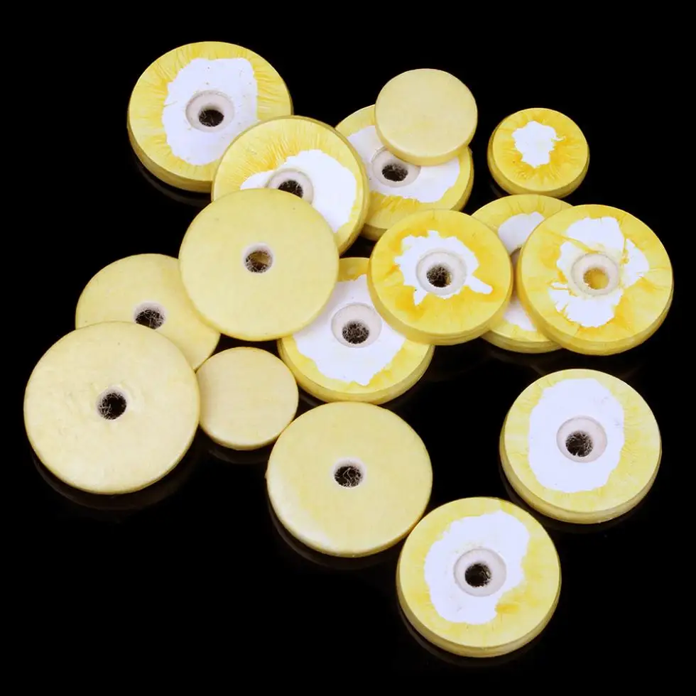 

Slade 16pcs/set Yellow Leather Clarinet Replacement Pads Woodwind Instruments Part and Accessories