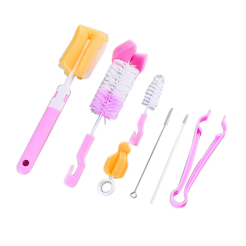 7pcs/Set Multi-functional Baby Bottle Washing Brush Pacifier Brush for Bottles Cleaning Tool Random Color
7pcs/Set Multi-functional Baby Bottle Washing Brush Pacifier Brush for Bottles Cleaning Tool Random Color