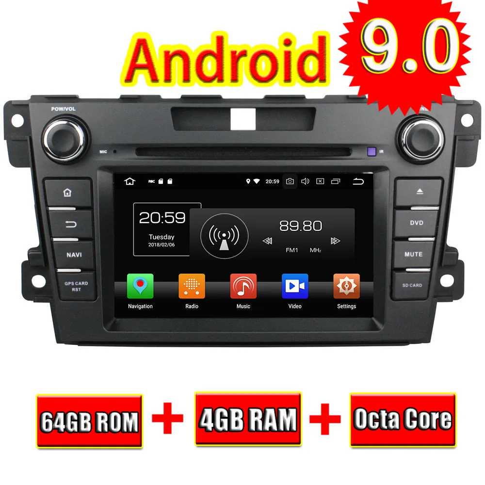 TOPNAVI Octa Core Android 9.0 Car GPS Navigation For Mazda CX-7 2012-2013 Car DVD Multimedia Audio Radio Player Stereo In Dash
TOPNAVI Octa Core Android 9.0 Car GPS Navigation For Mazda CX-7 2012-2013 Car DVD Multimedia Audio Radio Player Stereo In Dash