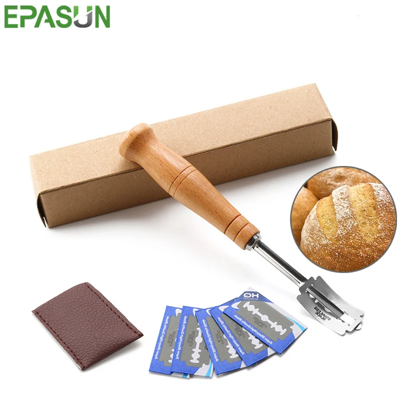 EPASUN European Bread Arc Curved Bread Knife Lame Hand Crafted Western-style Baguette Cutting Dough Scoring Tool Toas Cutter
EPASUN European Bread Arc Curved Bread Knife Lame Hand Crafted Western-style Baguette Cutting Dough Scoring Tool Toas Cutter