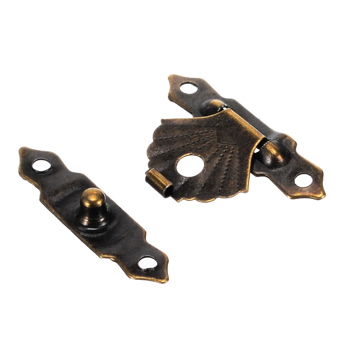 12pcs/lot Antique Brass Hasp Lock Decorative Latch Hook For Wood Case Jewelry Cabinet Gift Box Lock Hasps With 48 Screws
12pcs/lot Antique Brass Hasp Lock Decorative Latch Hook For Wood Case Jewelry Cabinet Gift Box Lock Hasps With 48 Screws