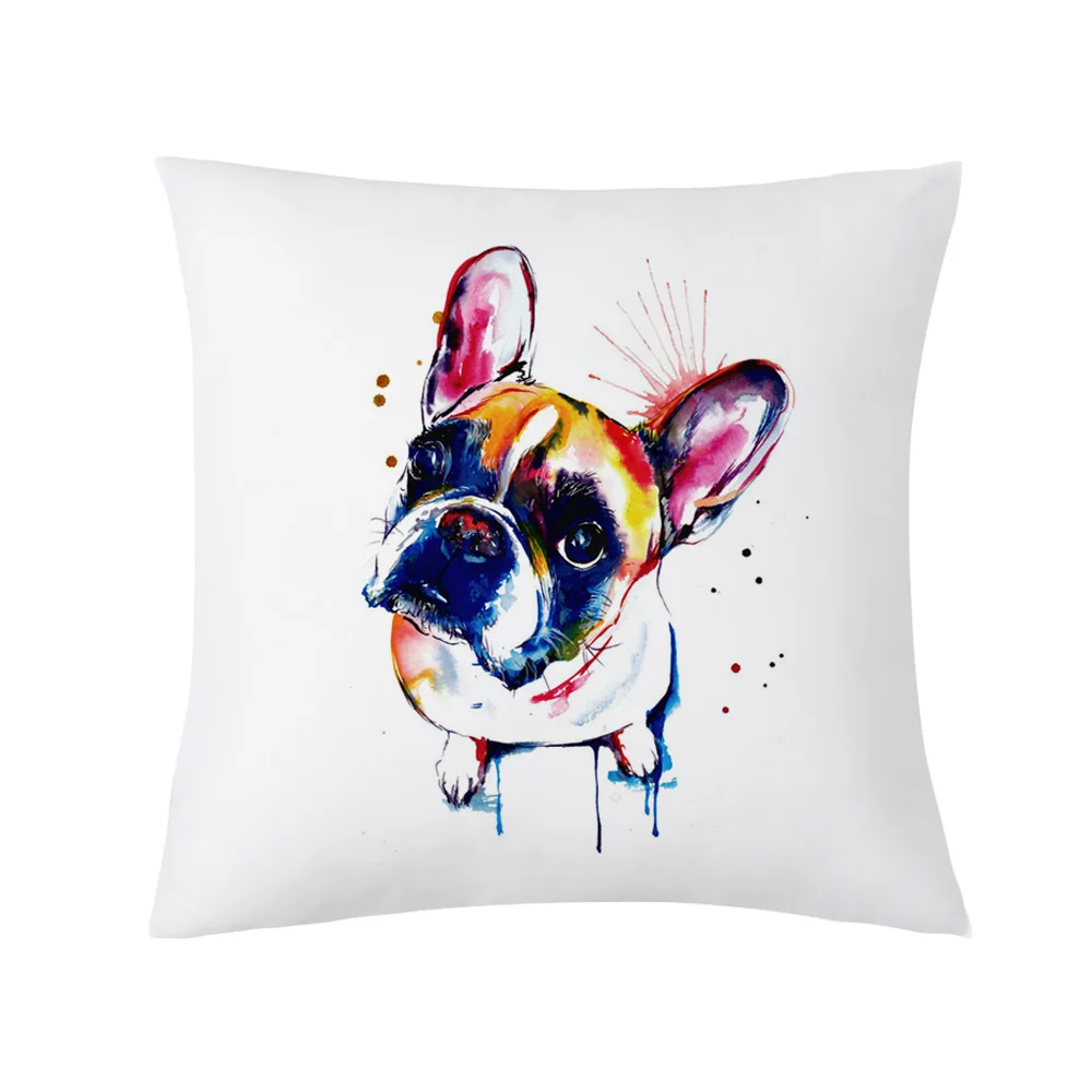 Creative Dog Cushion Cover French Bulldog Printing Throw Pillow Case Bulldog Cushion Cover Home Decoration Pillowcase
Creative Dog Cushion Cover French Bulldog Printing Throw Pillow Case Bulldog Cushion Cover Home Decoration Pillowcase