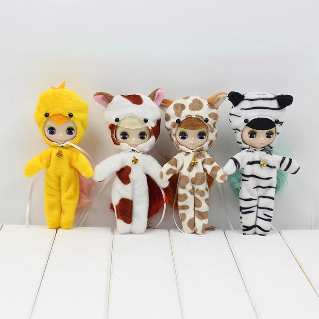 Cute Animal-shaped Romper Jumpsuit Clothes for 7.5cm Mini Blythe Pullip Dolls Accessory
Cute Animal-shaped Romper Jumpsuit Clothes for 7.5cm Mini Blythe Pullip Dolls Accessory