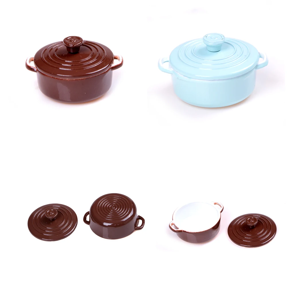 Dollhouse Miniature Kitchen Utensils Cooking Ware Mini Pot Boiler Pan with Lid Doll house Accessories Play Kitchen Toy 1:12
Dollhouse Miniature Kitchen Utensils Cooking Ware Mini Pot Boiler Pan with Lid Doll house Accessories Play Kitchen Toy 1:12