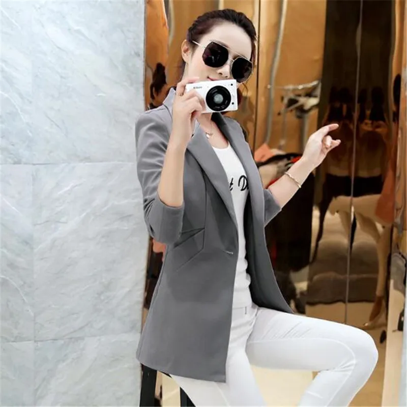 2019 Hot Spring Autumn Slim female Cardigan Coat New Ladies Lapel Short Jackets Long Sleeve Plus Size women Sweet Outwear A1407
2019 Hot Spring Autumn Slim female Cardigan Coat New Ladies Lapel Short Jackets Long Sleeve Plus Size women Sweet Outwear A1407