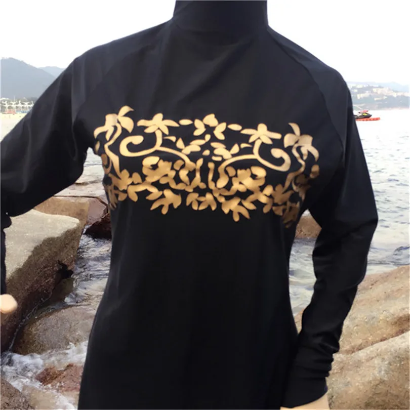4XLCheap Muslima Abaya купальный костюм Малайзия мусульманский одежда для плавания