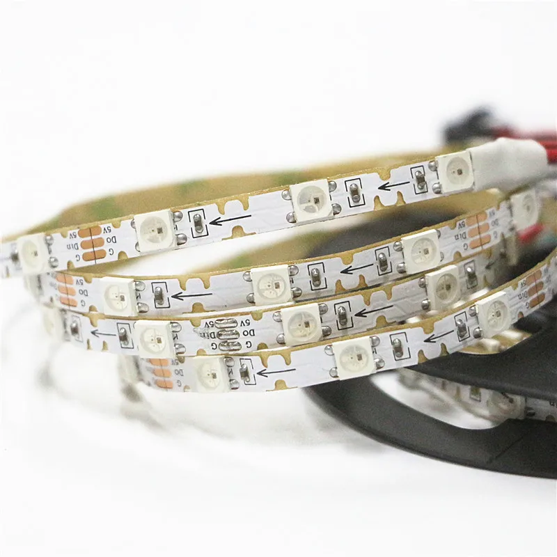 WS2812B S Shape Pixel LED Strip Light 5V Narrow side 5mm 8mm 2812 48/60 pixels/m bendable Programmable Addressable Flexible Lamp
WS2812B S Shape Pixel LED Strip Light 5V Narrow side 5mm 8mm 2812 48/60 pixels/m bendable Programmable Addressable Flexible Lamp