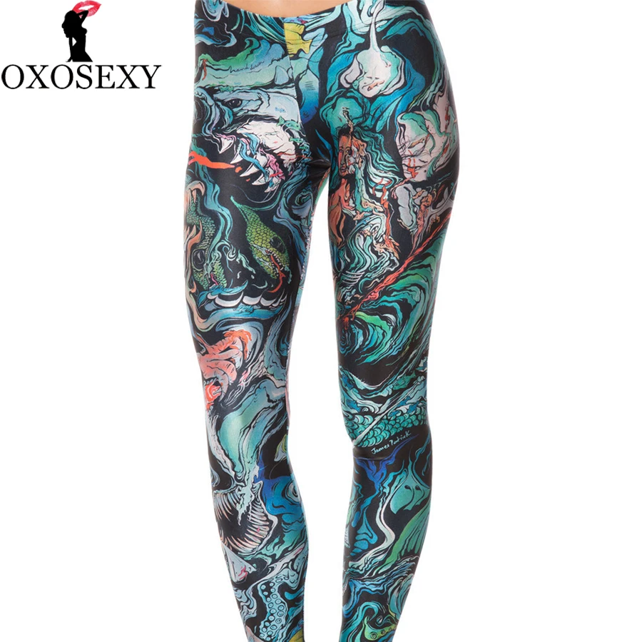 New Fashion Elastic high waist Leggins mermaid Digital Legins fitness Printed Women Leggings Woman Pants 196
New Fashion Elastic high waist Leggins mermaid Digital Legins fitness Printed Women Leggings Woman Pants 196