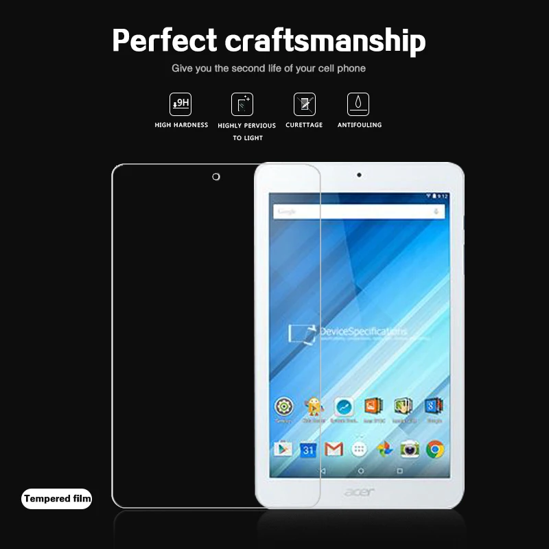 Ultra-thin Premium Tempered Glass Film For Acer iconia one 8 B1-860 8.0" Tablet Explosion-proof Screen Protector Film
Ultra-thin Premium Tempered Glass Film For Acer iconia one 8 B1-860 8.0" Tablet Explosion-proof Screen Protector Film