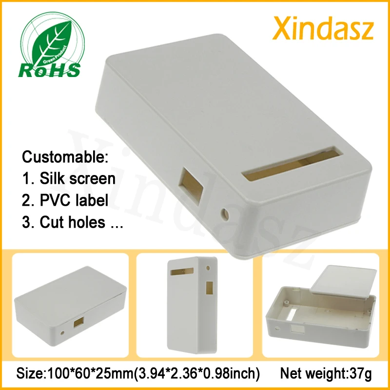 Wholesale-Free shipping 10 pieces 100*60*25mm Light grey plastic project box cases enclosures for electronics plastic
Wholesale-Free shipping 10 pieces 100*60*25mm Light grey plastic project box cases enclosures for electronics plastic