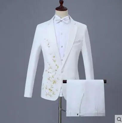 White 2020 new arrival Chorus clothing slim men suit set with pants mens wedding suits formal dress men's groom suit + pant
White 2020 new arrival Chorus clothing slim men suit set with pants mens wedding suits formal dress men's groom suit + pant