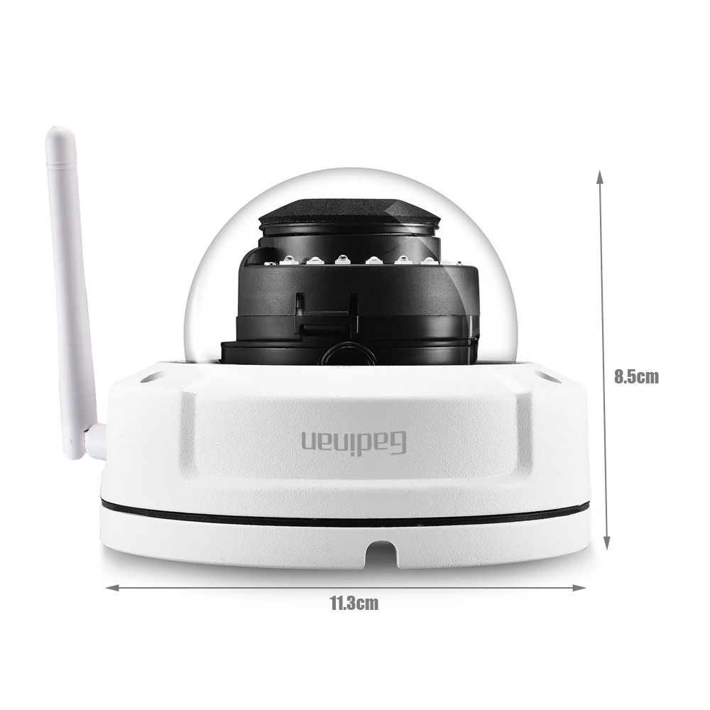 GADINAN iCSEE купольная ip камера с защитой от вандализма 5MP 2592*1944 WiFi 2 4G Беспроводная