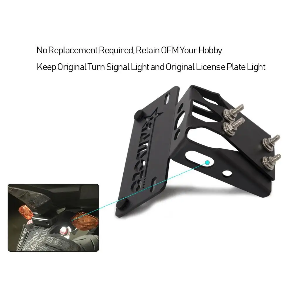 Motorcycle License Plate Frame Kit Motocross Accessories License Plate Frame Kit for HONDA CBR500R CB500F 2016-1019
Motorcycle License Plate Frame Kit Motocross Accessories License Plate Frame Kit for HONDA CBR500R CB500F 2016-1019