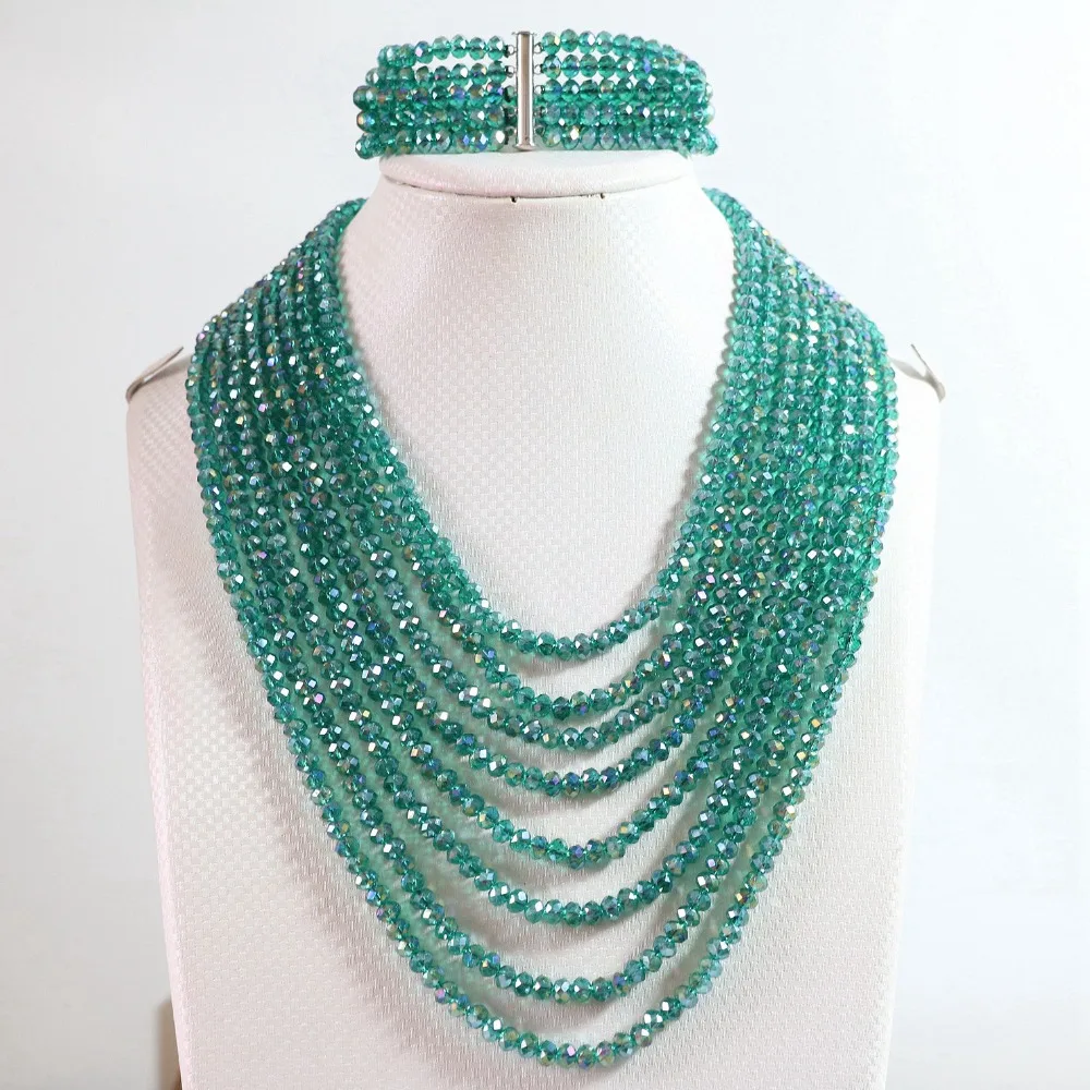 green AB crystal glass 4x6mm beads new diy jewelry set 8 rows chain nacklace 5 rows bracelet beads B850
green AB crystal glass 4x6mm beads new diy jewelry set 8 rows chain nacklace 5 rows bracelet beads B850